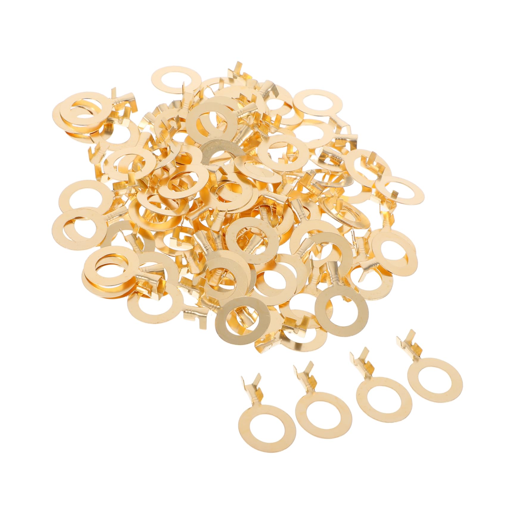 MUCKLILY 100pcs Terminals Kit Tube-Shaped Wire Terminal Connectors for Easy Crimping Battery Terminal Kit Heavy Duty Electrical Connectors