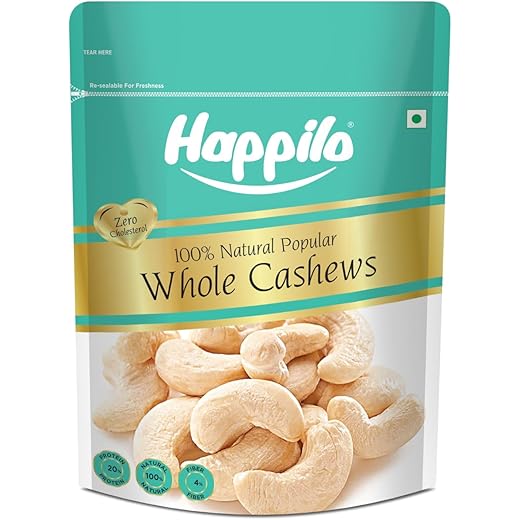 Happilo Natural Cashews Value Pack 400g
