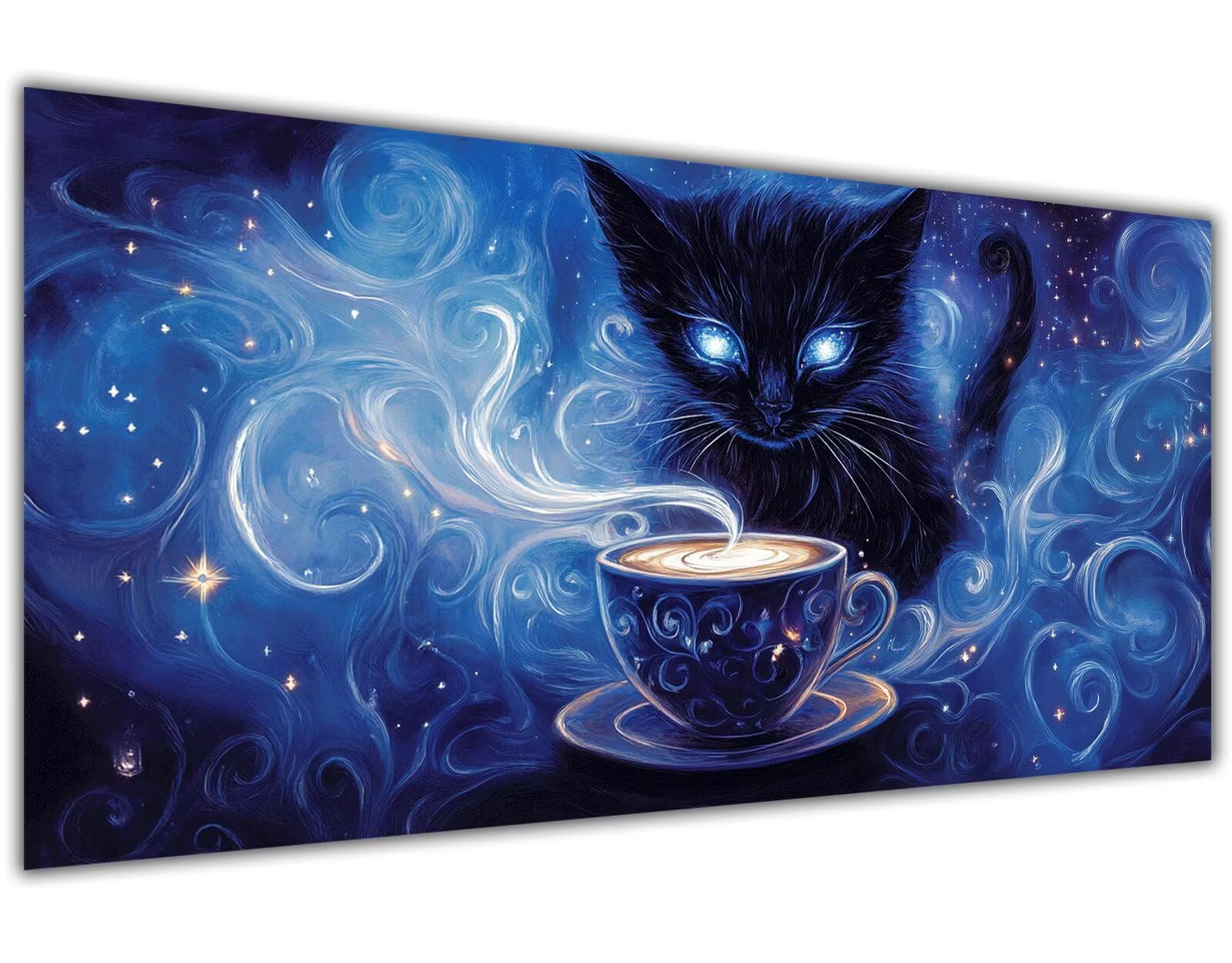 Pintar por Numeros Sueño 50x100 cm Grande Pintar con Numeros Adultos Gato DIY Cuadros para Paint by Numbers Kit Lienzos Acrílico Pinceles Decor Hogar, Regalos Originales para Hombre/Mujer-KL3