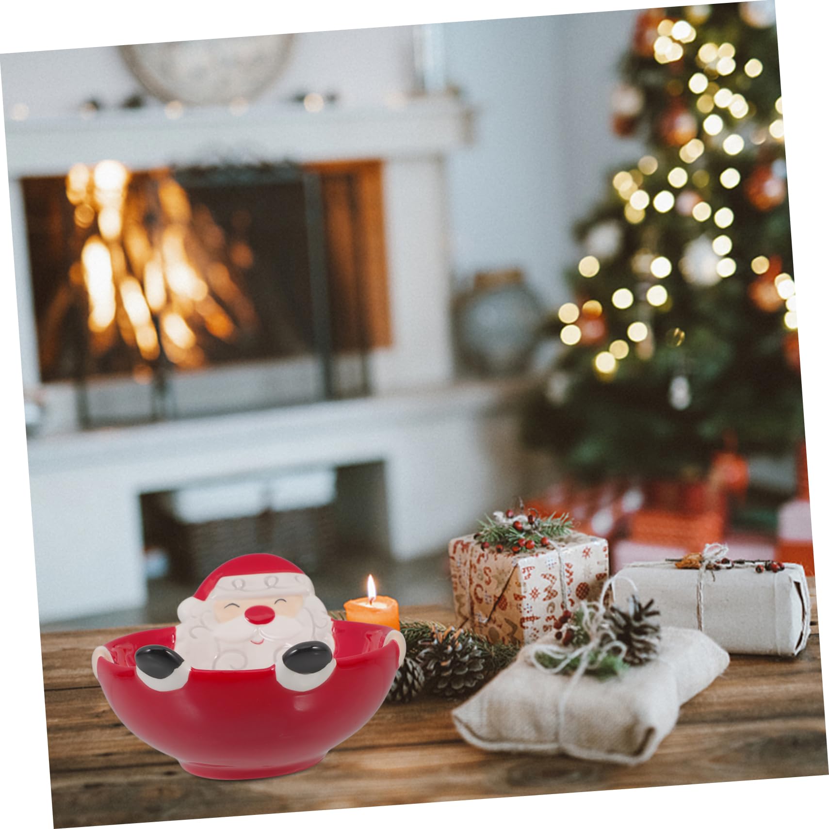 Amazon.co.jp: WRITWAA サンタ クロース セラミック ボウル サンタ