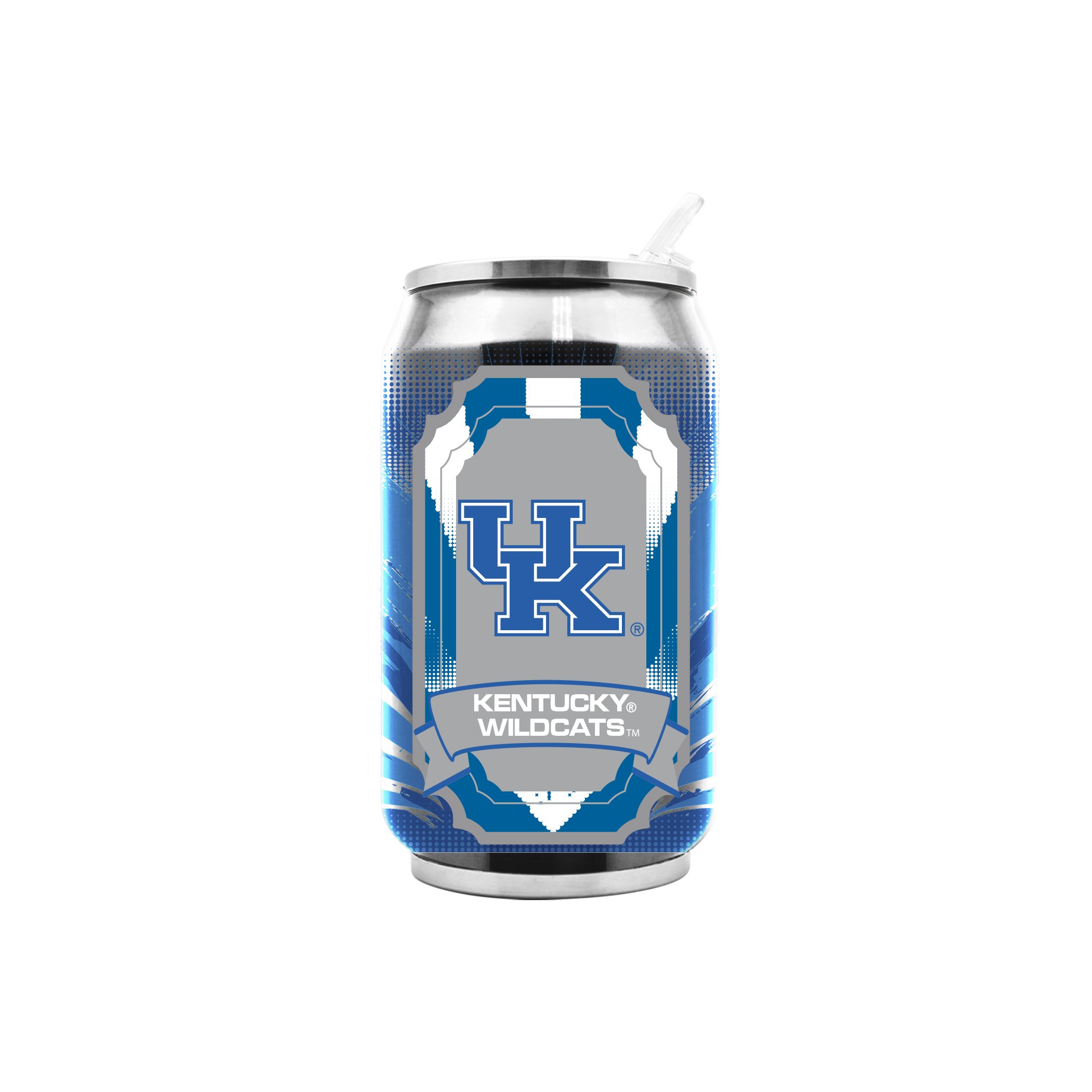 NCAA Kentucky Wildcats 16oz Double Wall Stainless Steel Thermocan