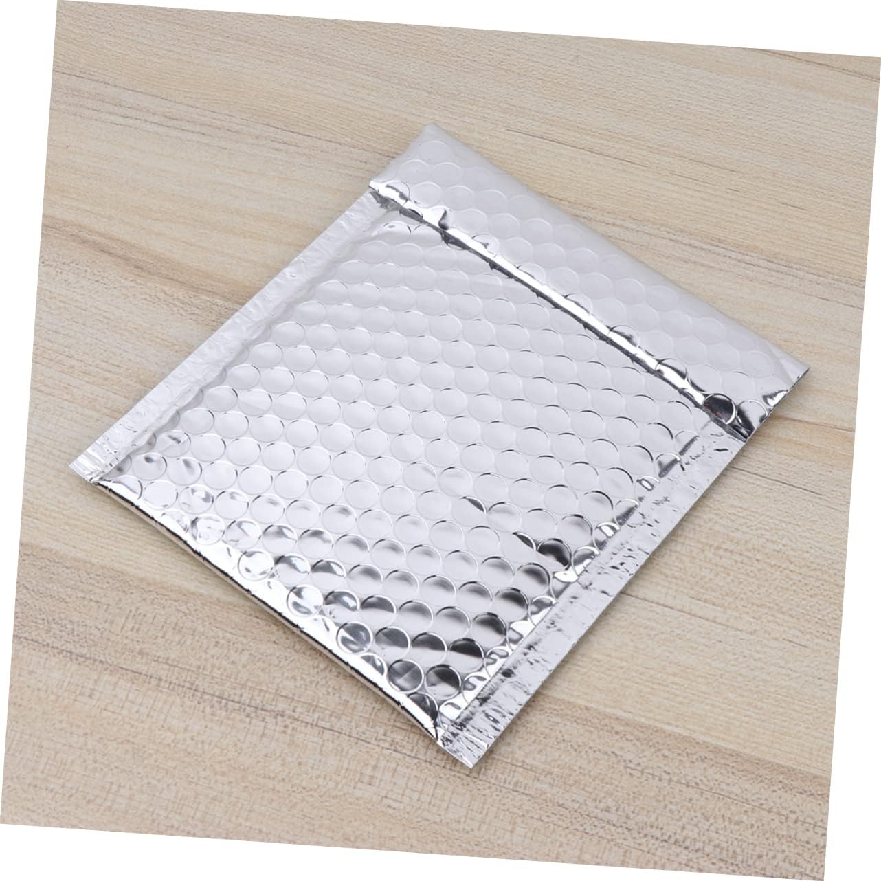 Uonlytech 28pcs Silver Bubble Bag Shockproof Logistic Express Bag Bubble Packaging Envelopes