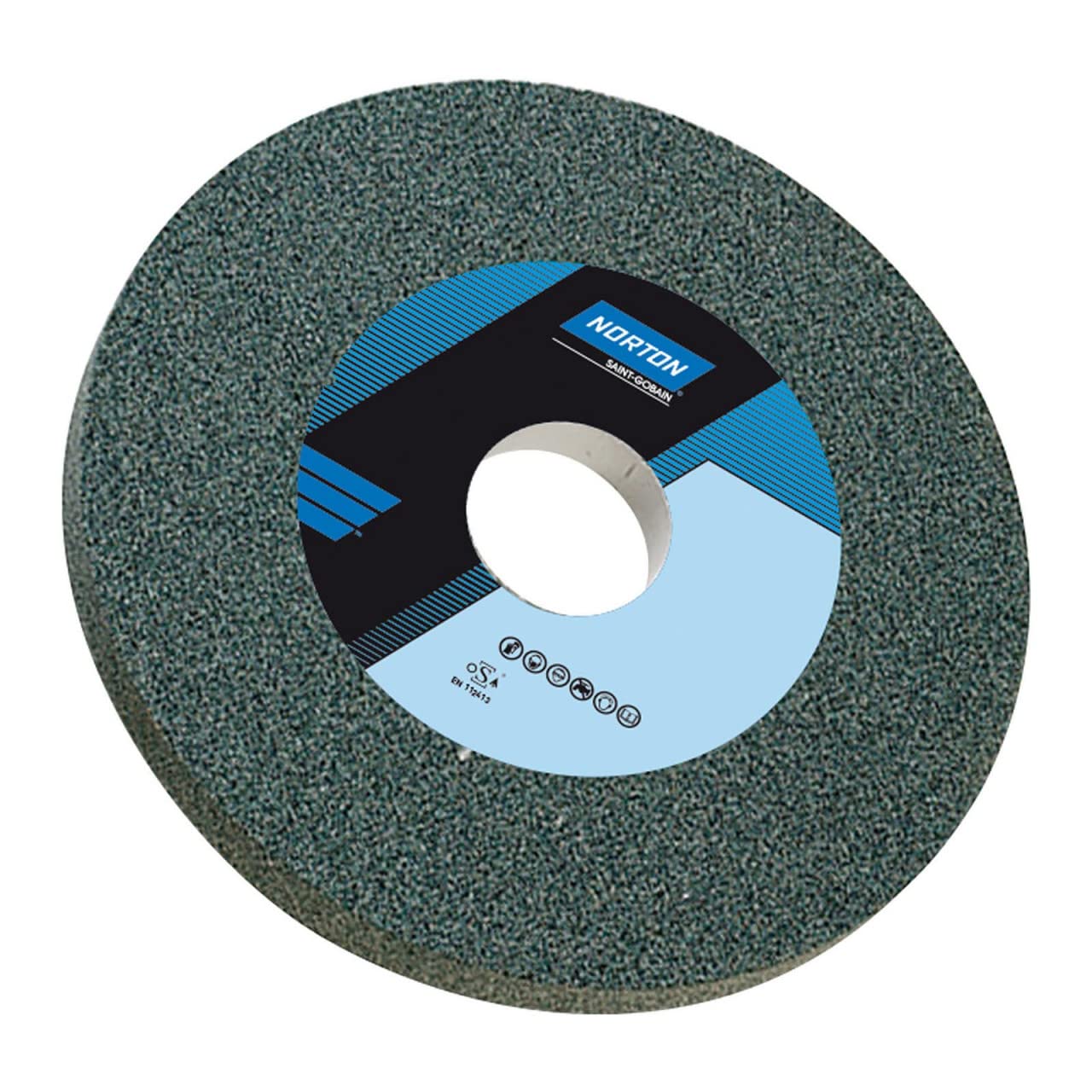 NORTON Clipper - Disco abrasivo (200 x 20 x 32 x 32 mm, diámetro de 200 mm, grano 36, dureza K, carburo de silicio (verde) 5 unidades