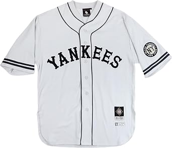 Big Boy New York Black Yankees Replica Mens Baseball Jersey [Grey] - ID#22060-79-208-0-0