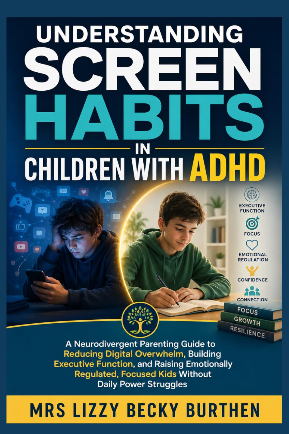 Understanding Screen Habits in Children with ADHD: A Parenting Guide to Reducing Digital Overwhelm, Building Executive Function, and Raising Emotionally Regulated, Focused Kids Without Power Struggles