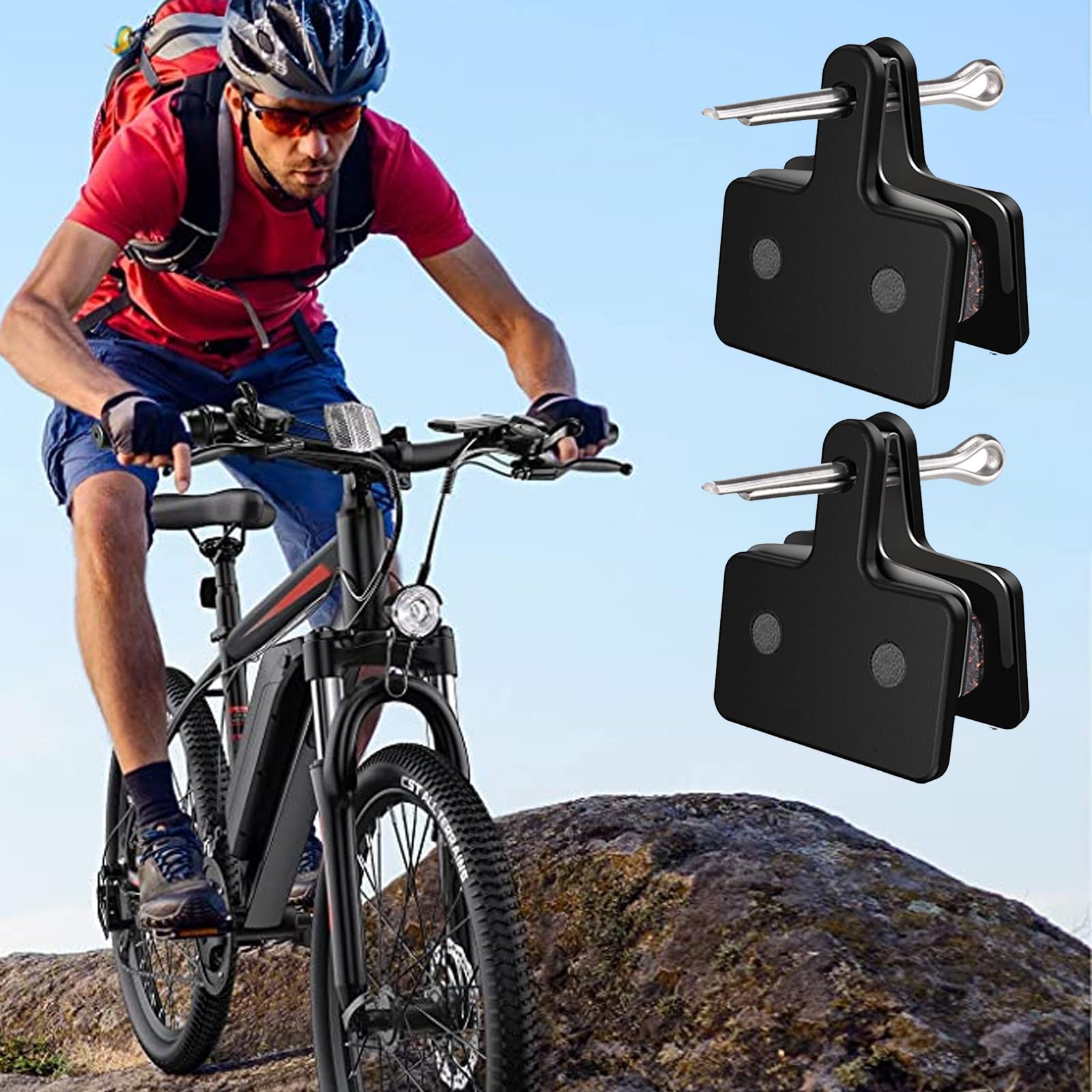 3 Paires Plaquettes de Frein de Vélo, Plaquettes de Frein de Vélo avec 3 Paires Plaquettes de Frein de Vélo, Plaquettes de Frein de Vélo avec