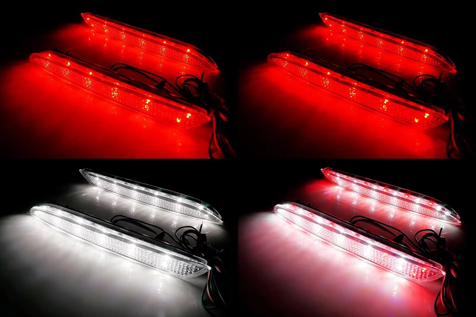 Compatibile Con CR-Z Per Insight 2010 2011 2012 2013 2014 Paraurti Posteriore Riflettore Freno Stop Luce Di Retromarcia Lente Trasparente HO1185103 HO1184103 Riflettori Paraurti