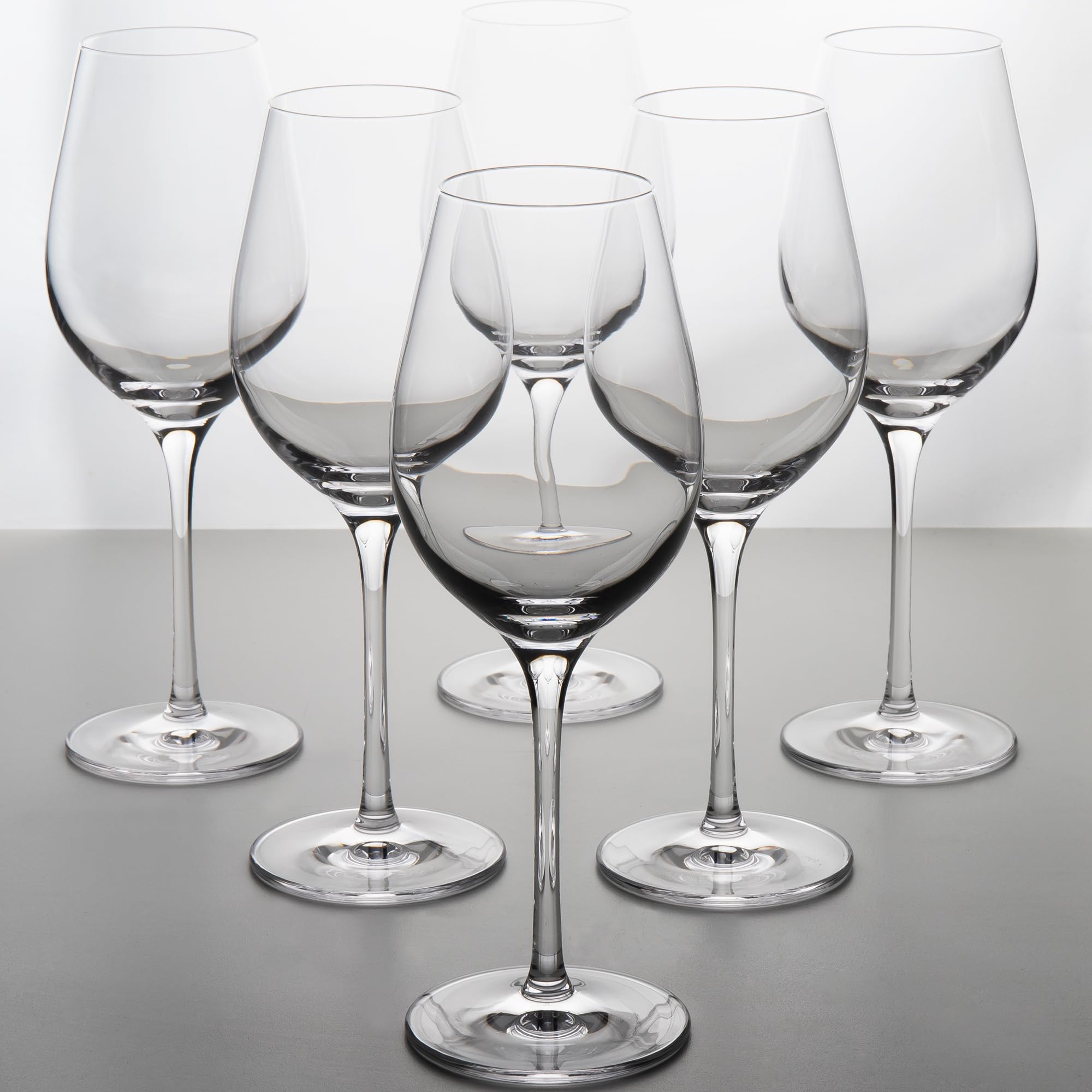 Cofan Pack de 6 copas jerezanas | Copas catavino de cristal con tallo alto | Capacidad: 30 cl | Copas catavinos | Perfectas para vinos y licores