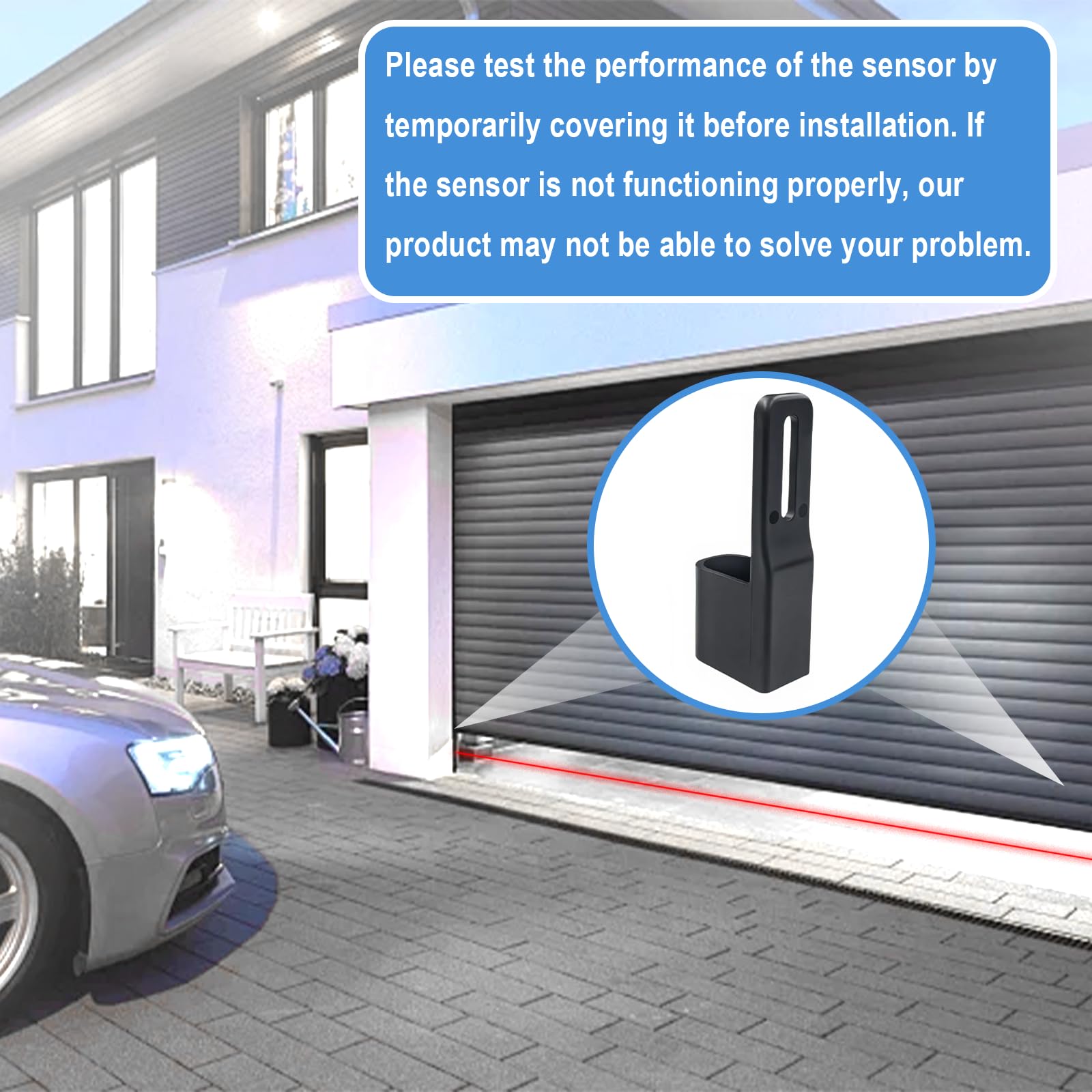 Amazon.com: XDTKML Garage Door Sensor Sun Shield Protector 2 Pack