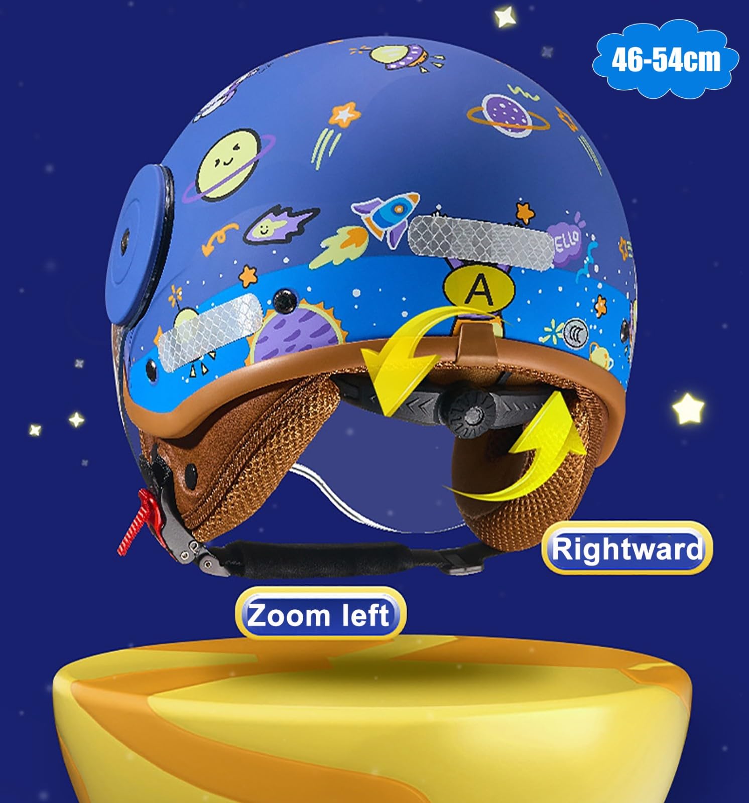 Casco Infantil De Seguridad para Niños Casco De Bicicleta Multideporte para Ciclismo Scooter Casco De Dibujos Animados para Niños Mayores De 2 Años