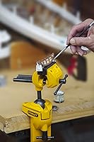 Vista 10 de Stanley 1-83-069 MaxSteel, Banco de tornillo para pasatiempos, con múltiples ángulos, color amarillo/negro