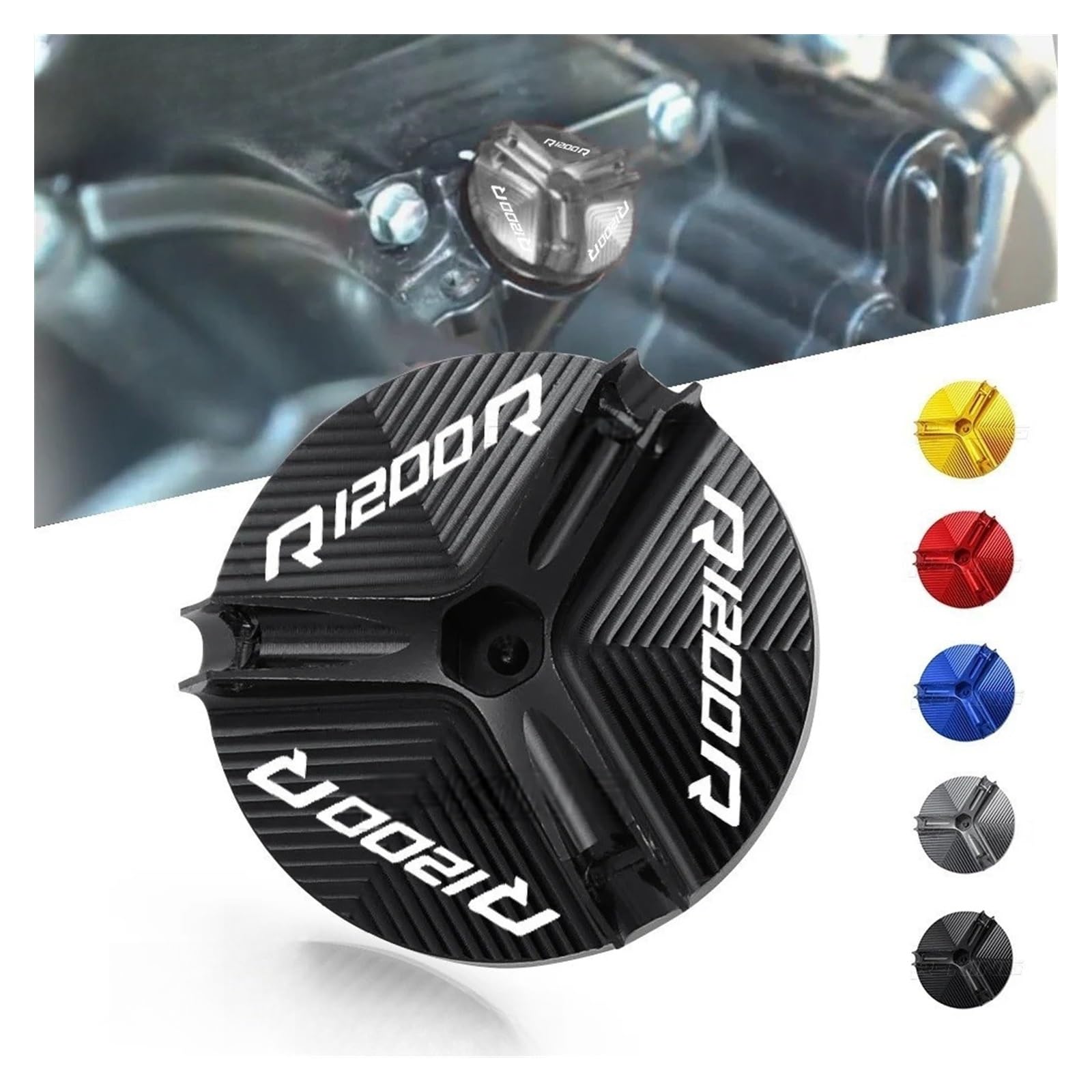 Moto Copertura Serbatoio Olio Benzina Per B&M&W R1200R 2010-2014 R1200RT 2009-2014 Accessori Per Moto Tappo Di Riempimento Olio In Alluminio Coperchio Filtro Olio Motore Vite