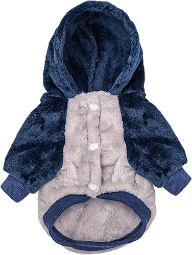 Miniatura 4 de Suéter con capucha para perro, ropa para perro, abrigo para perro, chaqueta para perros pequeños o medianos, niños o niñas, suéteres ultra suaves y