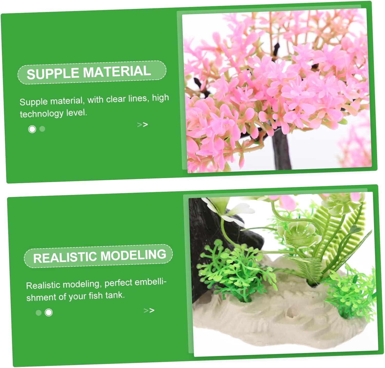 Aquarium Bonsai Tree 3 Sets Aquarium Decoration Aquarium Plants Fish Tank Landscape Decor Aquarium Tree Fish Tank Fake Artificial Aquarium Plants Plastic Plant