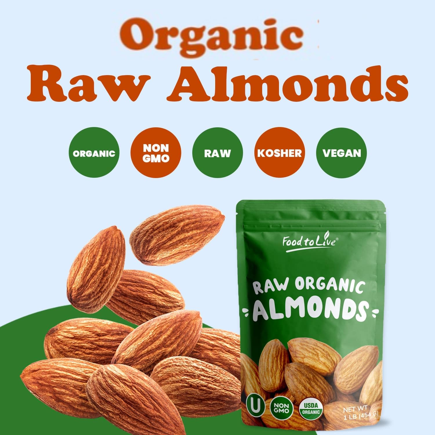 Oltresole - Raw Peeled Raw Almonds 1 Kg - Suitable As A Healthy And Real Snack And For Preparing Desserts For Pastry And Catering, Selected Dried Fruits In Vacuum Packaging - View #4