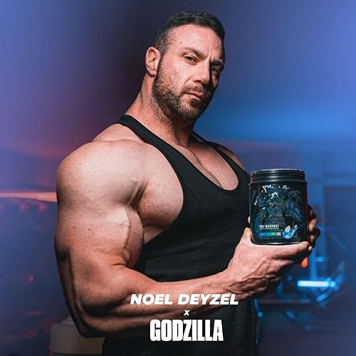 Miniatura 3 de Ryse Noel Deyzel x Godzilla Pre Entrenamiento  Bombas intensas, energía y enfoque  Citrulina y Beta Alanina  400 mg de cafeína total  40 porciones