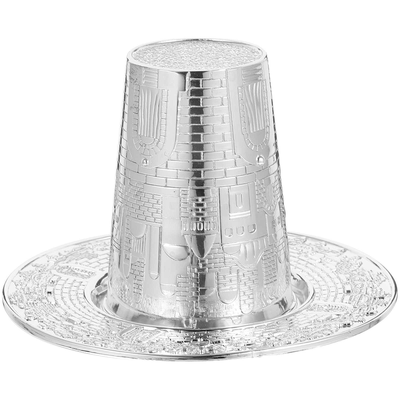 Coupe Kiddush VOSAREA avec plateau élégant pour le vin de Shabbos