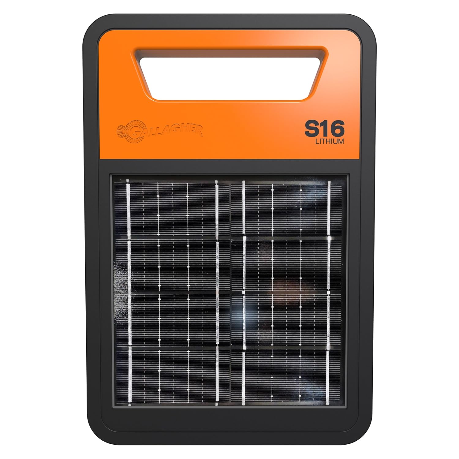 Gallagher Appareil de clôture solaire au lithium S16Li - Jusqu'à 1,5 km - Charge 3 fois plus rapide