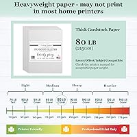 Vista 4 de Cardstock Warehouse Foundations Barely Gray - 8.5 x 11 pulgadas, 80 libras, 7.58 oz/m², papel de cartulina 100% reciclado, 25 hojas