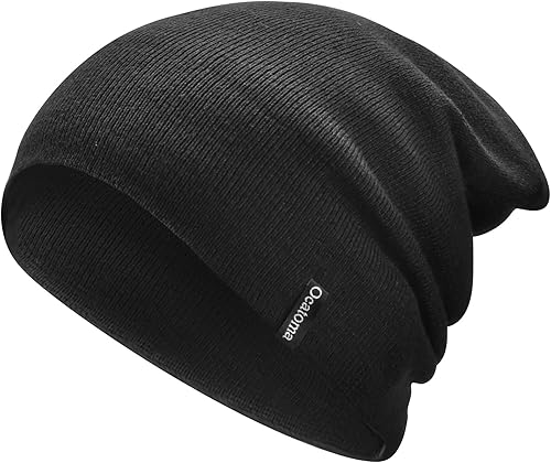 Miniatura 7 de Ocatoma Gorro para hombres y mujeres, de punto acrílico, con puños, para uso diario, cálido, unisex, regalos para hombres y mujeres, novio, él y ella