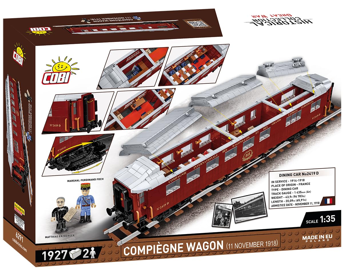 COBI Compiègne Wagon (Wagon de l'Armistice) 1918