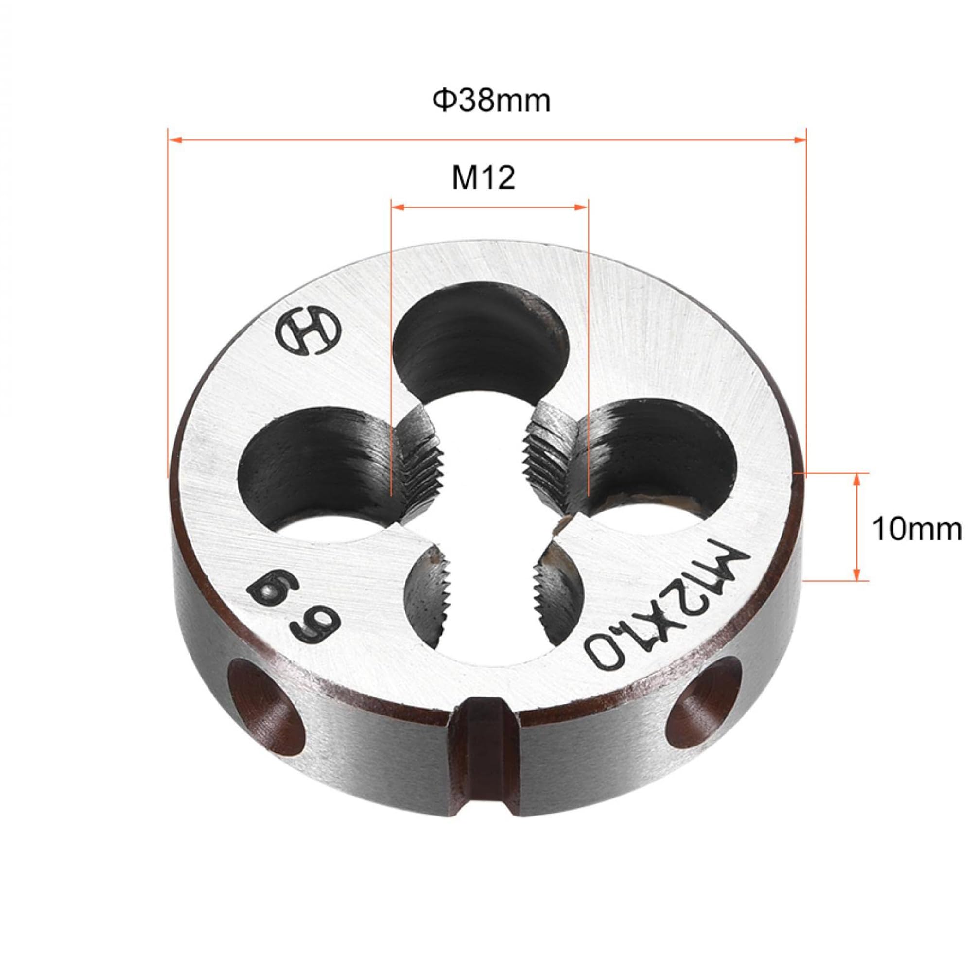 TA-VIGOR 1pc M12 x 1 Metric Adjustable Threading Die - Image 2