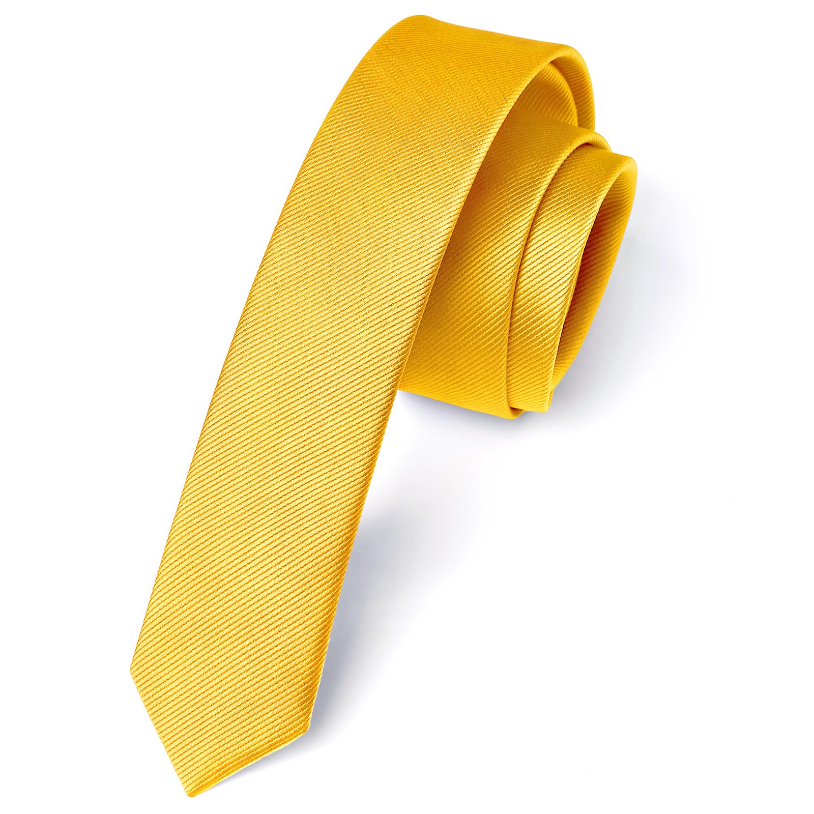 Skinny Tie 4cm Solid Color Slim Ties for Men Wedding Classic Formal Business Necktie (1.58") - Multiple Color