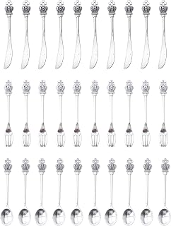 30 Pcs Spoon Knife Fork Charms Vintage Metal 5.9x1.1 cm | Zinc Alloy Pendants for DIY Jewelry Making Handmade Necklace Bracelet Earring Keychain Party Favors Christmas Supplies
