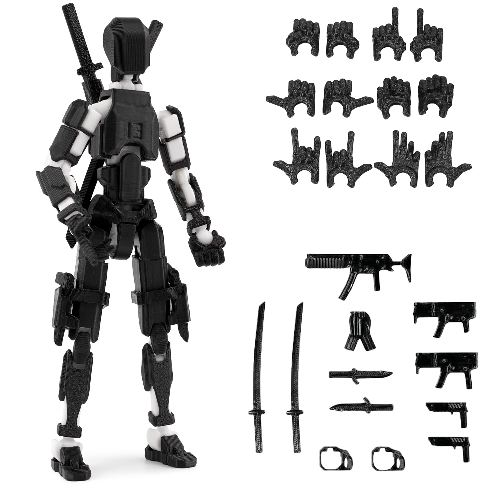 あやねんど Outgoto Figura de ação Dummy13 impressa em 3D de pré-montagem