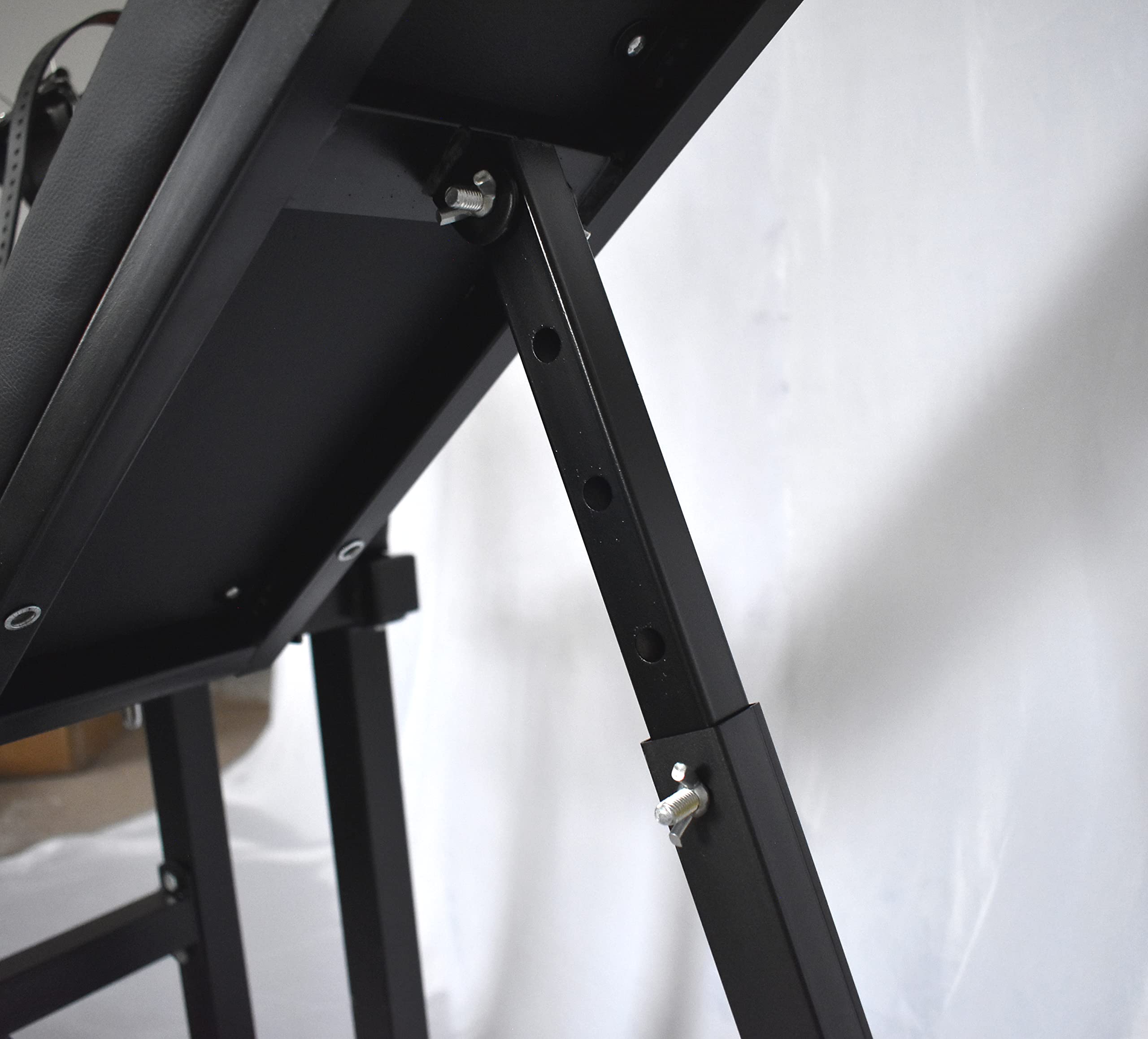 Sedia fetish per bondage ginecologico - Robusta sedia BDSM con vincoli per mani e gambe, schienale regolabile per giochi in clinica e giochi di ruolo erotici