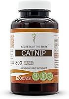 Secrets of the Tribe Catnip Capsules 800mg | Pure Nepeta Cataria Herbal Supplement 120 Count - Lab Tested & High Potency