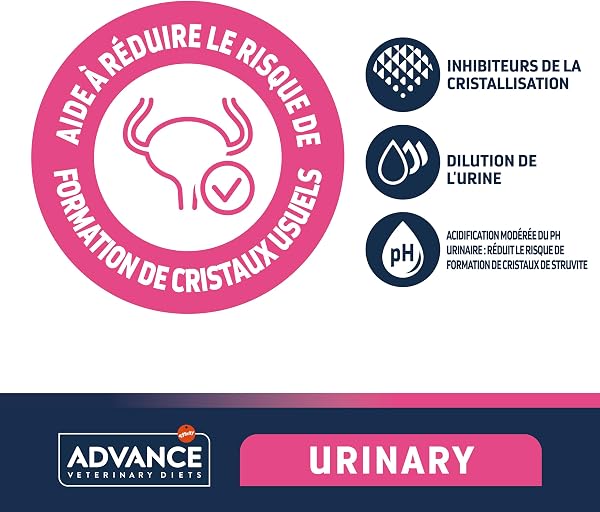 Advance Veterinary Diets Urinary - Croquettes pour Chats pour la Protection de l'appareil urinaire - 8kg - 3