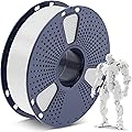 SUNLU PLA 3D Printer Filament PLA Filament 1.75mm, Neatly Wound 3D Printing Filament, Dimensional Accuracy +/- 0.02 mm, Fit Most FDM 3D Printer, 1kg Spool (2.2lbs), Good for Lithophane, White