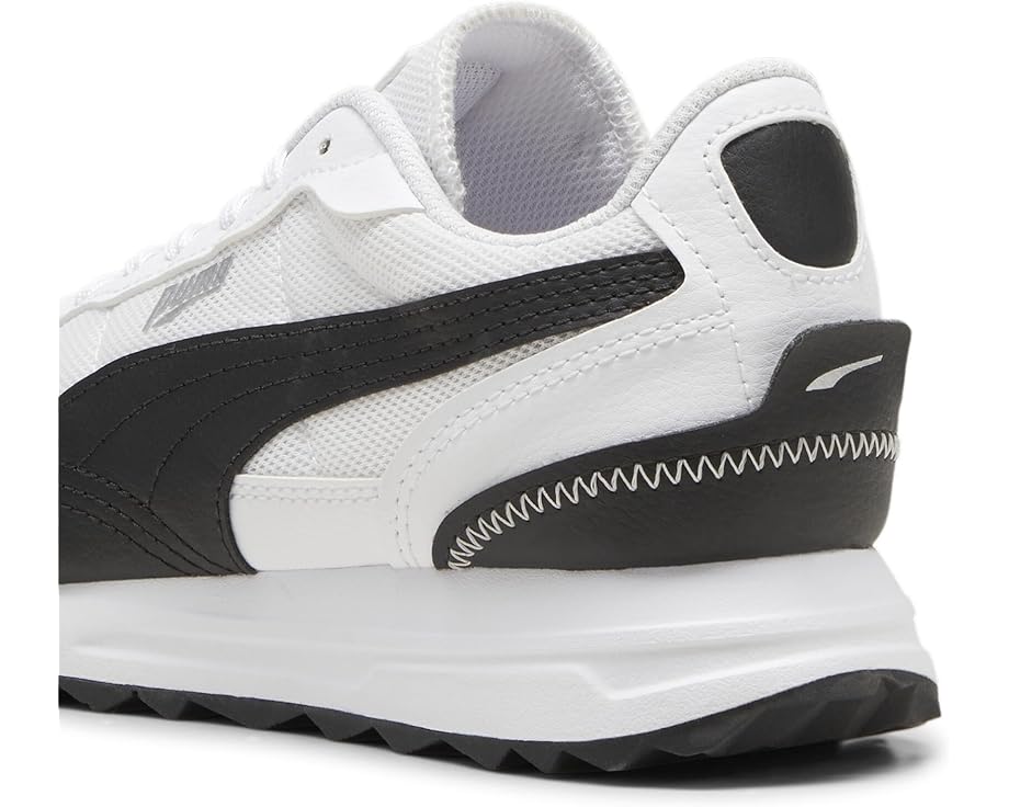 PUMA Kids Puma Kids Road Rider Leather Sneakers (Big Kid) - Back View