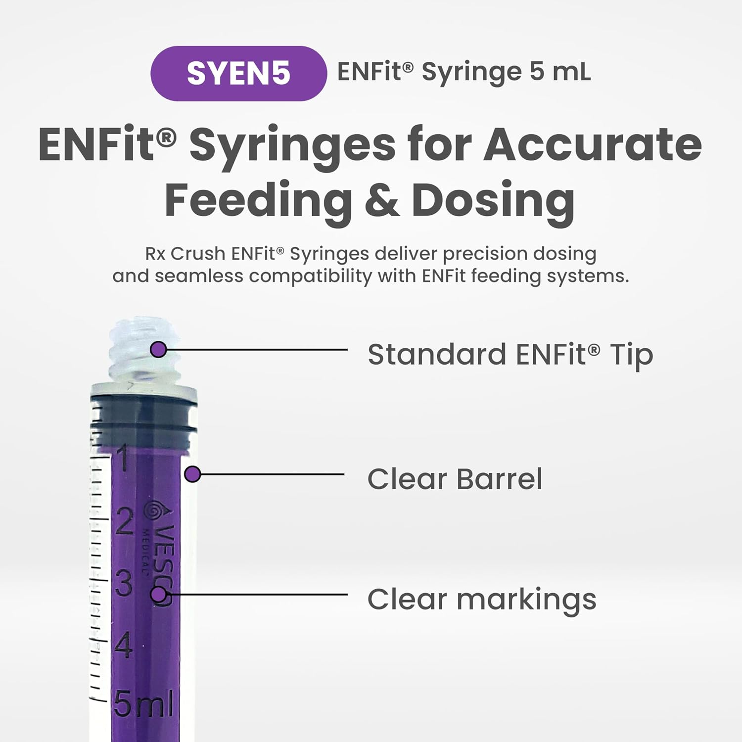 ENFit® Syringe - 5ml