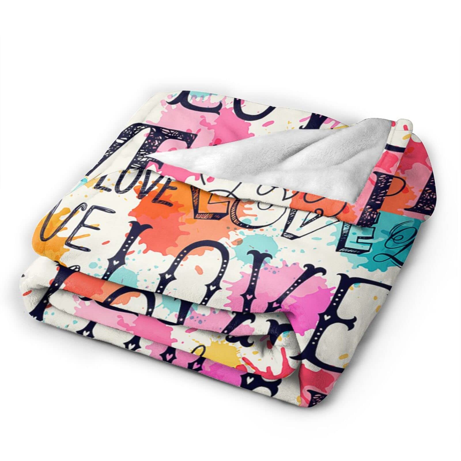 Valentinstag-Überwurfdecke Mit Herz-Muster – Weiche Flanell-Decke 127x152 Cm, Warm & Gemütlich | ASPMIZ
