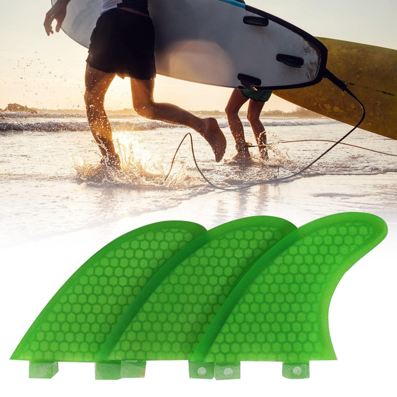 Fly Kites Planche de surf à pagaie aileron de surf renforcée aileron amovible Répartiteur d'eau Surf Kiteboard