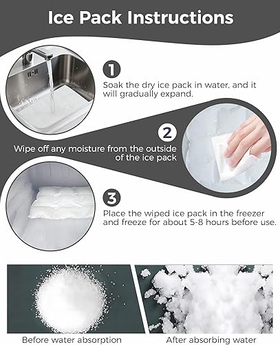 Miniatura 17 de BAGLHER Mochila Nevera Térmica Ligera Aislada - 30 Latas, A Prueba de Fugas para Almuerzo, Picnic, Senderismo, Viajes de Campamento Núcleo