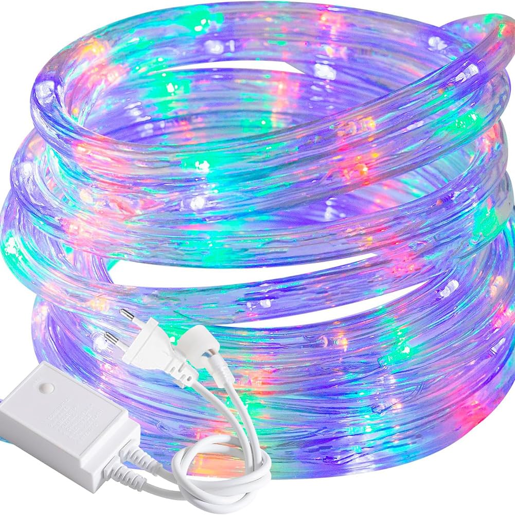 Guirlande lumineuse LED pour intérieur et extérieur, étanche, éclairage décoratif pour jardin, terrasse, fête, 15 m
