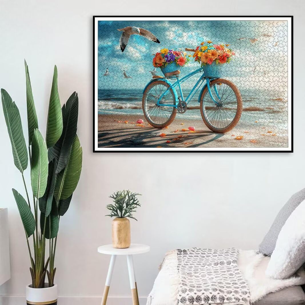 Puzzle 2000 Pezzi, Puzzle Bicicletta, Misura: 100x71cm, Regalo Donna -8745