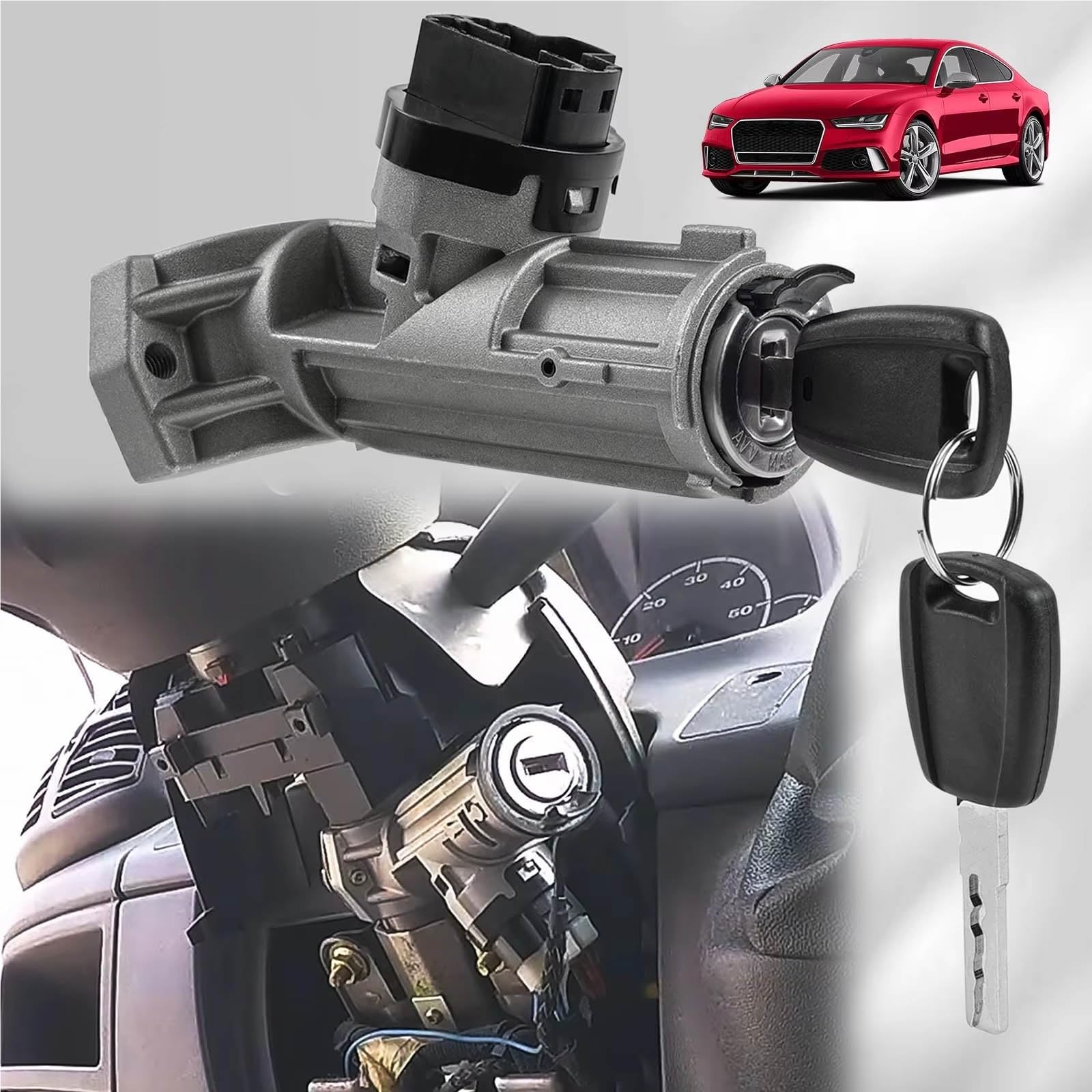 Compatible Con Peugeot Para Boxer 2006 2007 2008 2009-2023 Reemplazo Cilindro Bloqueo Dirección Encendido 1348421080 4162.SJ