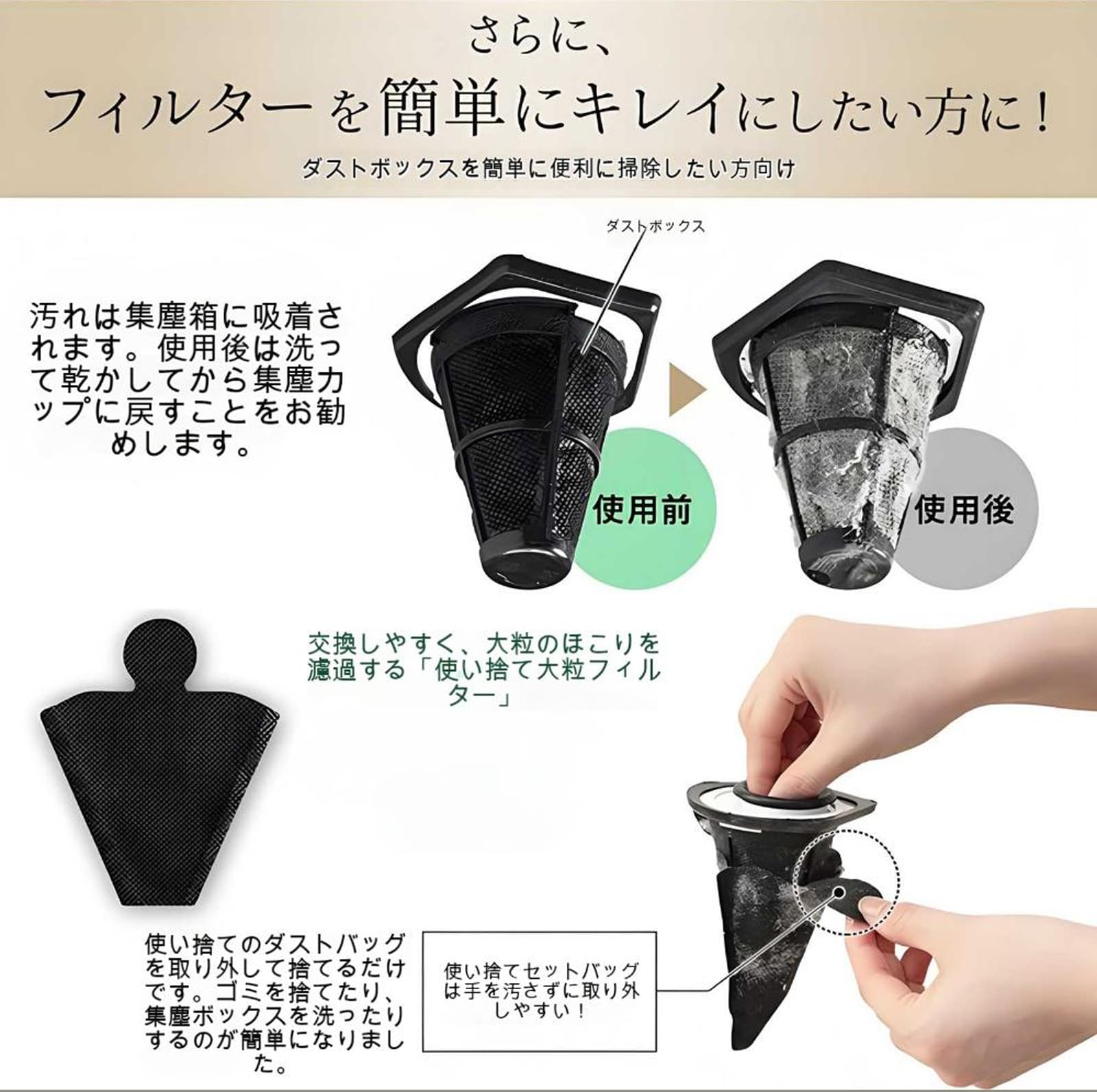 Amazon.co.jp: アイリスオーヤマ用 布団クリーナー用 布団掃除機 集塵