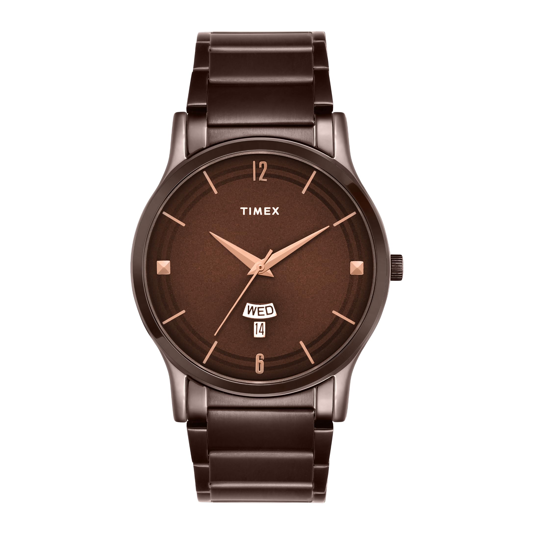TIMEX Men Stainless Steel Brown Round Analog Dial Watch- Tw000R461, Band Color-Brown (B0CQRQTXCF) Amazon Price History, Amazon Price Tracker