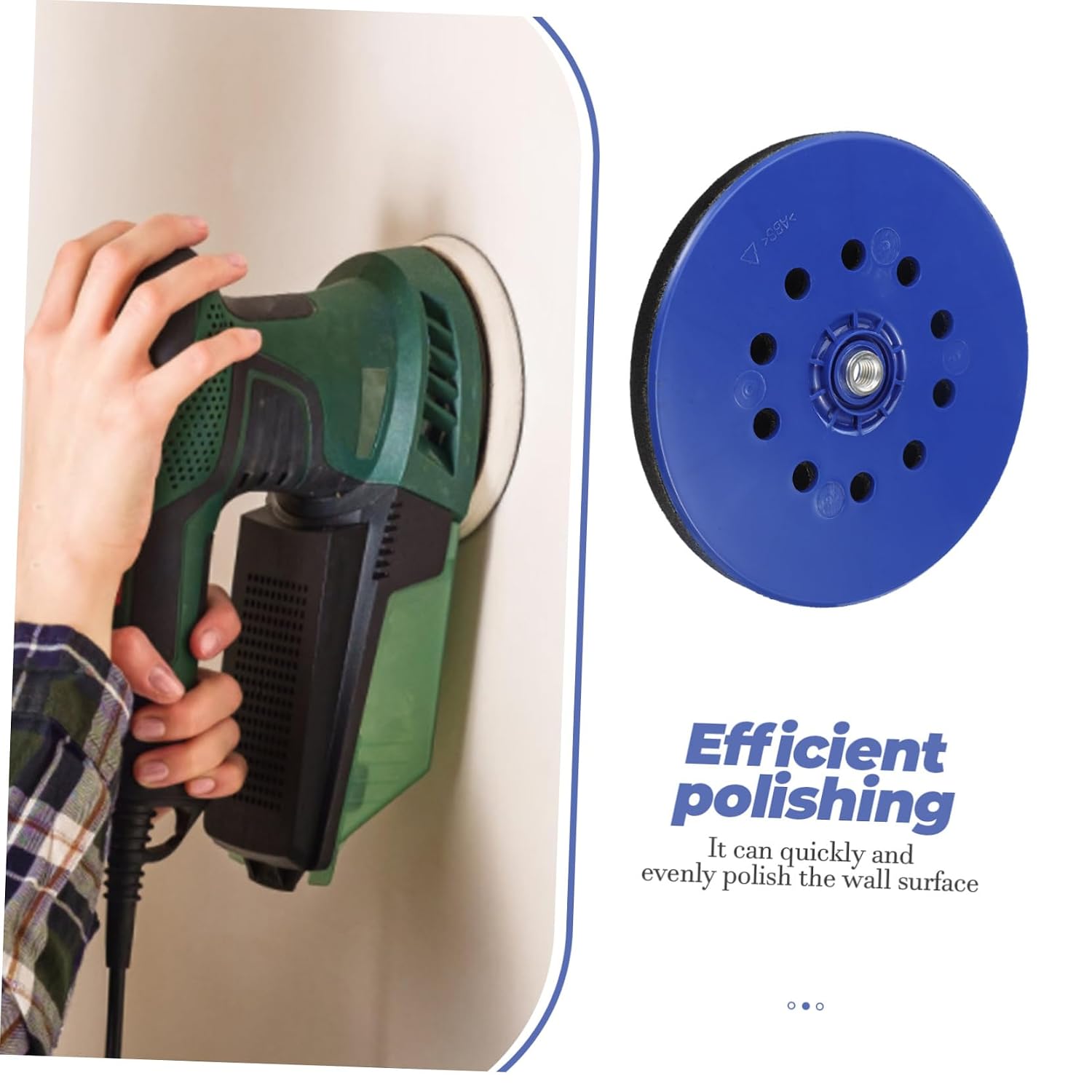 Self-Adhesive Disc Polishing Machine Wall Sander Pad Replacement Sander Disk Fast Even Sanding Sanding Disc Compatible