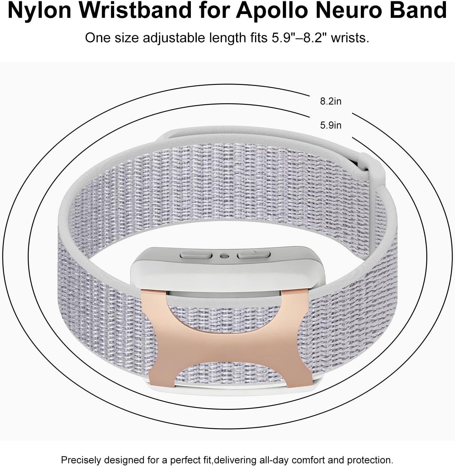 Compatible with Apollo Neuro/Polar Loop Nylon Loop Sport Replacement Band image 2