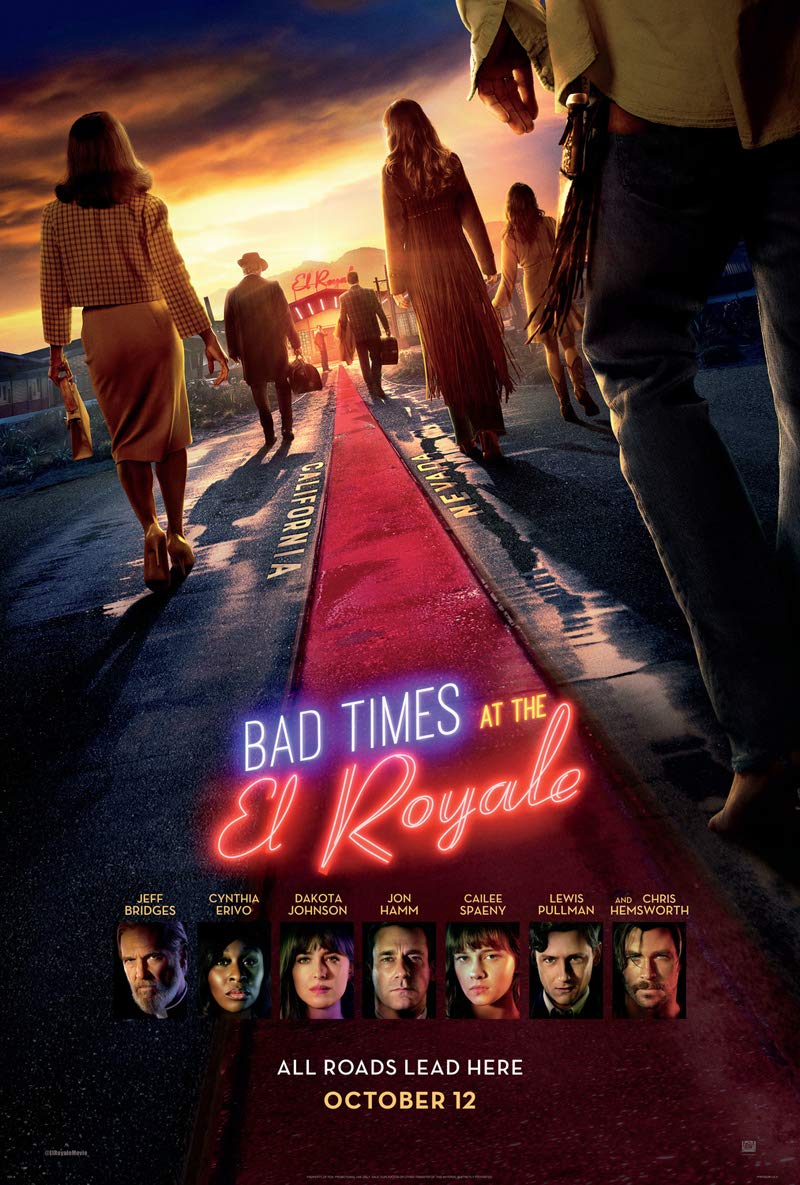 Amazon.com: Movie Poster BAD TIMES AT THE EL ROYALE 2 Sided