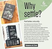 Vista 3 de ZenCrest, suplemento de hierbas naturales para próstata, fórmula tradicional de hierbas chinas, promueve la próstata saludable, promueve la función