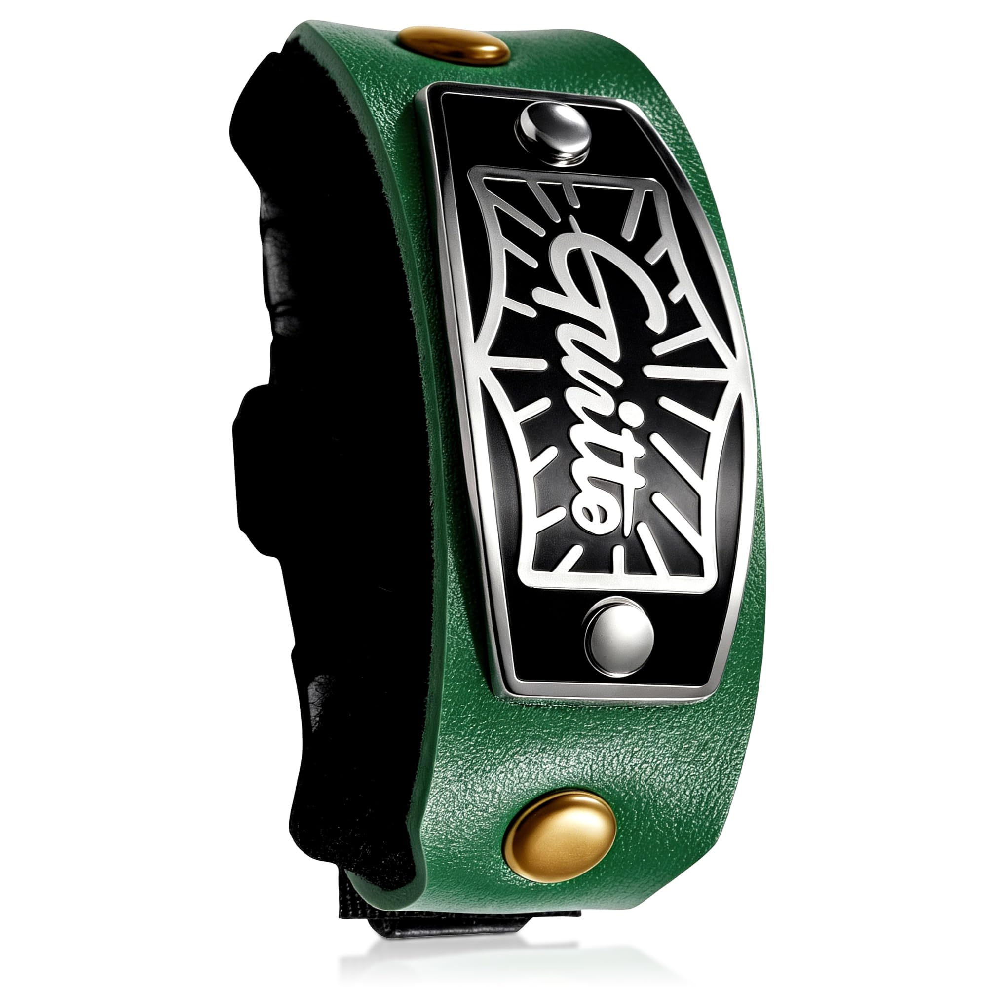 GUITTO Guitar String Mute Dampener, Fretboard Muting Wraps with Built-in Pick Holder for Electric Acoustic Guitar Bass, Adjustable Neck Wrap String Muters for Recording and Tapping GGF-03 Green