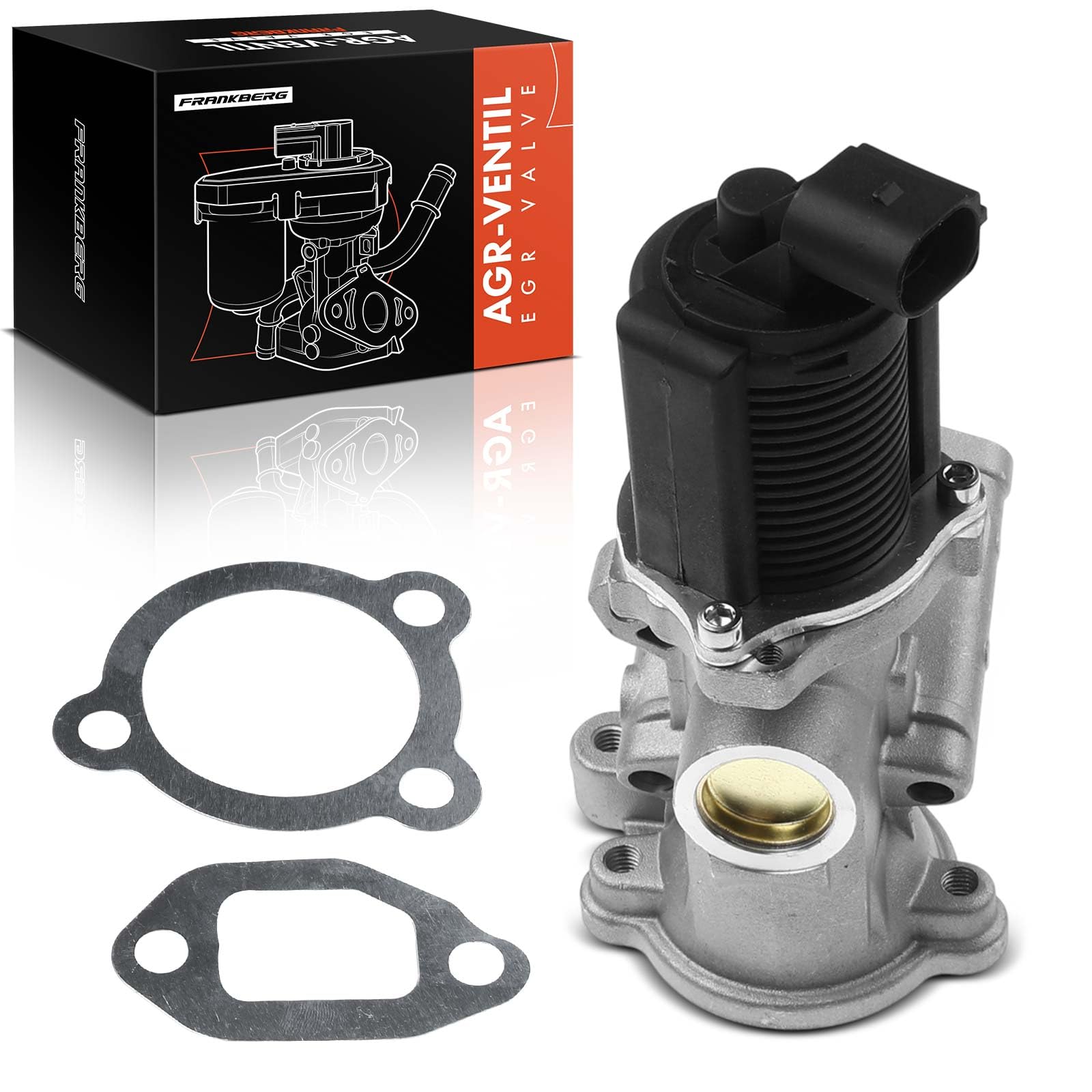 Frankberg Valvola EGR Compatibile con Punto Evo 199 1.3 D MultiJet Musa 350 1.3 D MultiJet Linea 110 323 1.3 D MultiJet Ypsilon 843 1.3 D MultiJet Idea 350 1.3 D MultiJet 7.00020.40.0,55219502