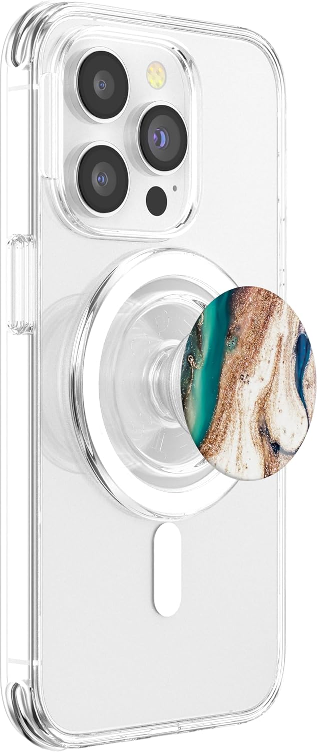 Drift SandBrown PopSockets PopGrip for MagSafe